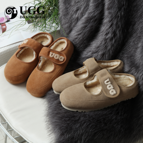 호주 DK어그 디나 양털 겨울 여성 어그 메리제인 로퍼 구두 DK237