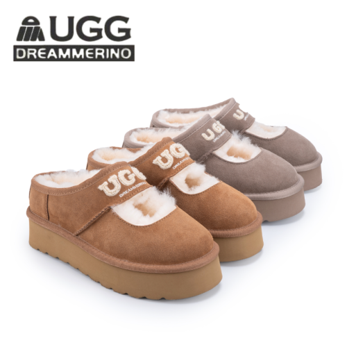 호주 어그 시어링 플랫폼 메리제인 드림 메리노 여성 양털 어그 메리제인슈즈 DMU069