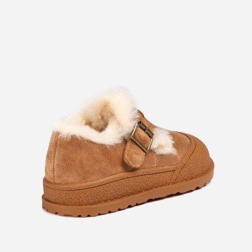 호주 오즈웨어 키즈 시어링 메리 제인 양털 체스넛 어그 부츠 OB923