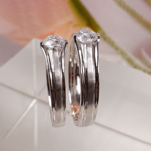 3부 다이아 커플링 GIA 천연 러비 남자 여자 반지 결혼 기념일 생일 선물 프러포즈 예물