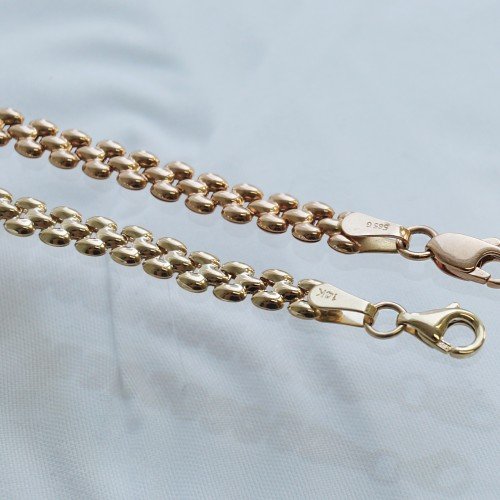 14K 18K 테니스 시계줄 팔찌 할로우 고중량 저중량 이태리 명품 체인 여자 금팔찌