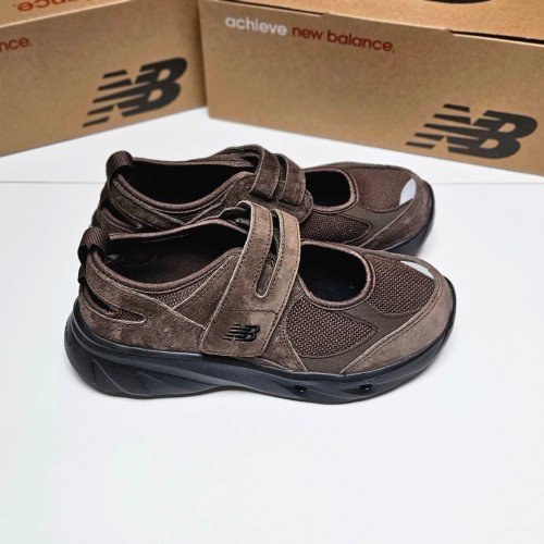 국내매장판 뉴발란스 브리즈 메리제인 슬리퍼 브라운 실버 블랙 SD2202 SD2203