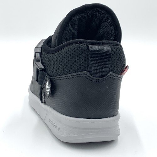 [국내매장판] 뉴발란스 키즈 패딩 부츠 어린이 방한화 아동 겨울 끈없는 찍찍이 털신 블랙(중목), 220