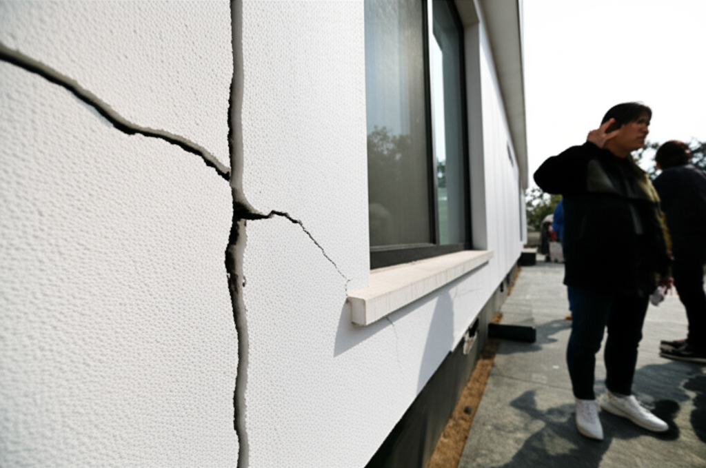 영광 빌라 균열 - 1