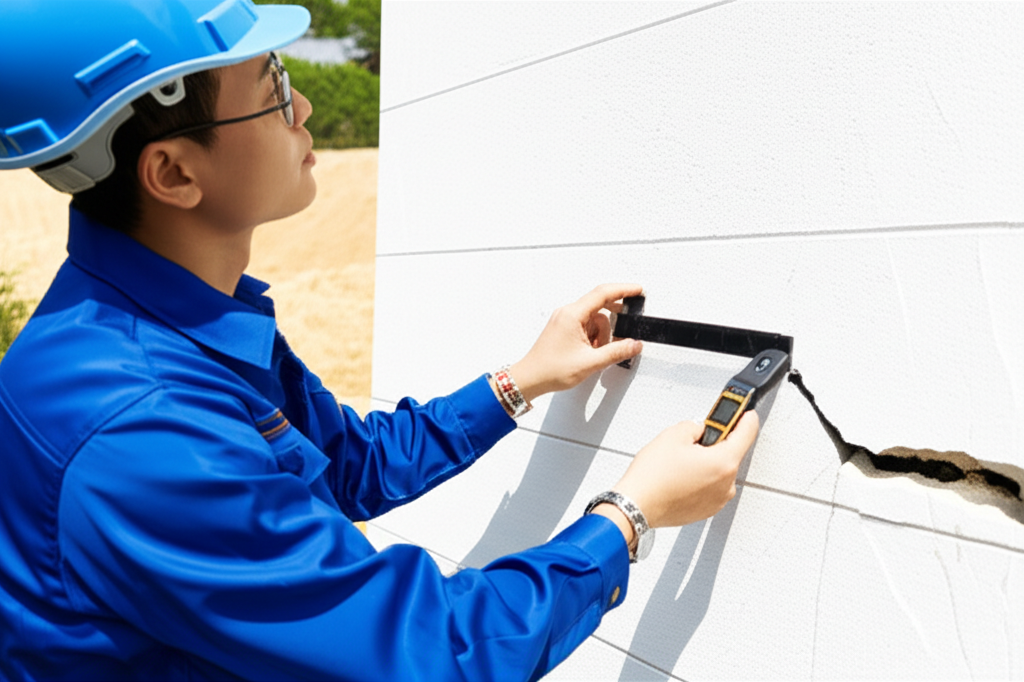 영광 빌라 균열