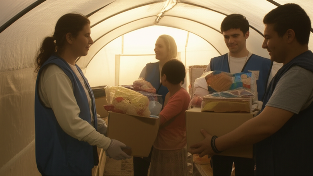 영하 18도 비닐하우스