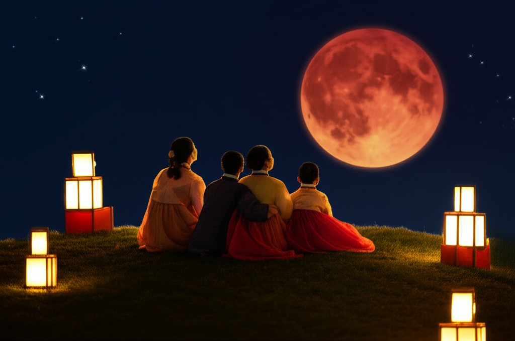 정월대보름 개기월식