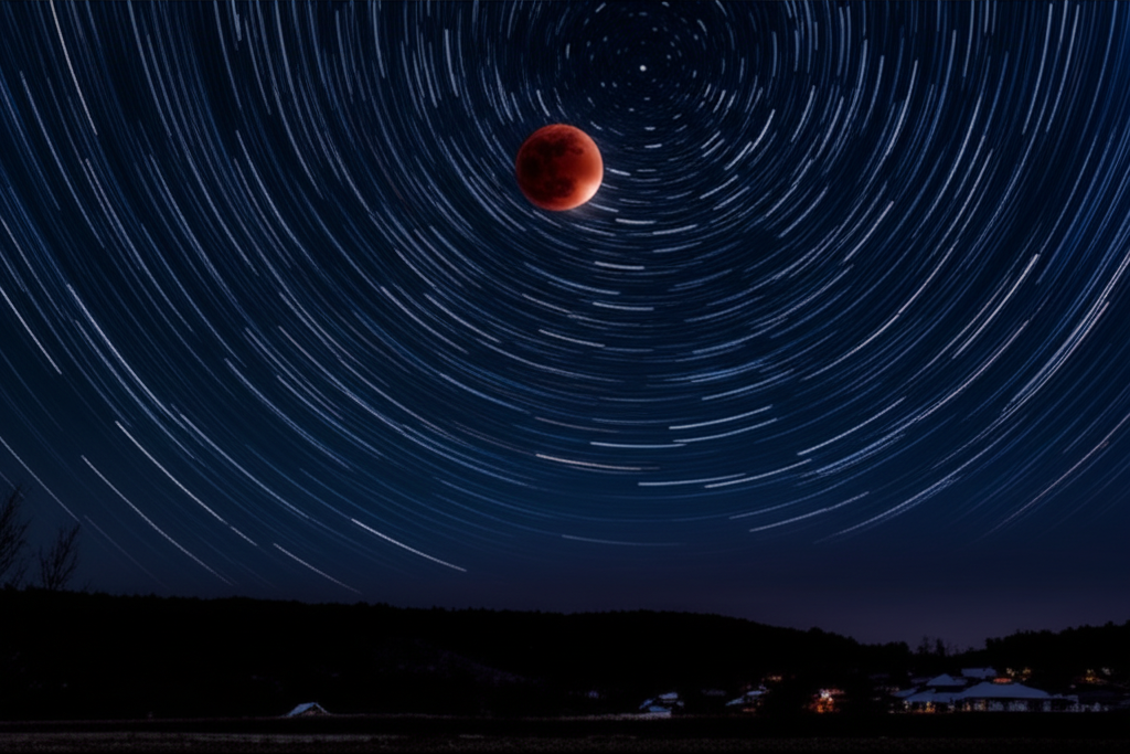 정월대보름 개기월식