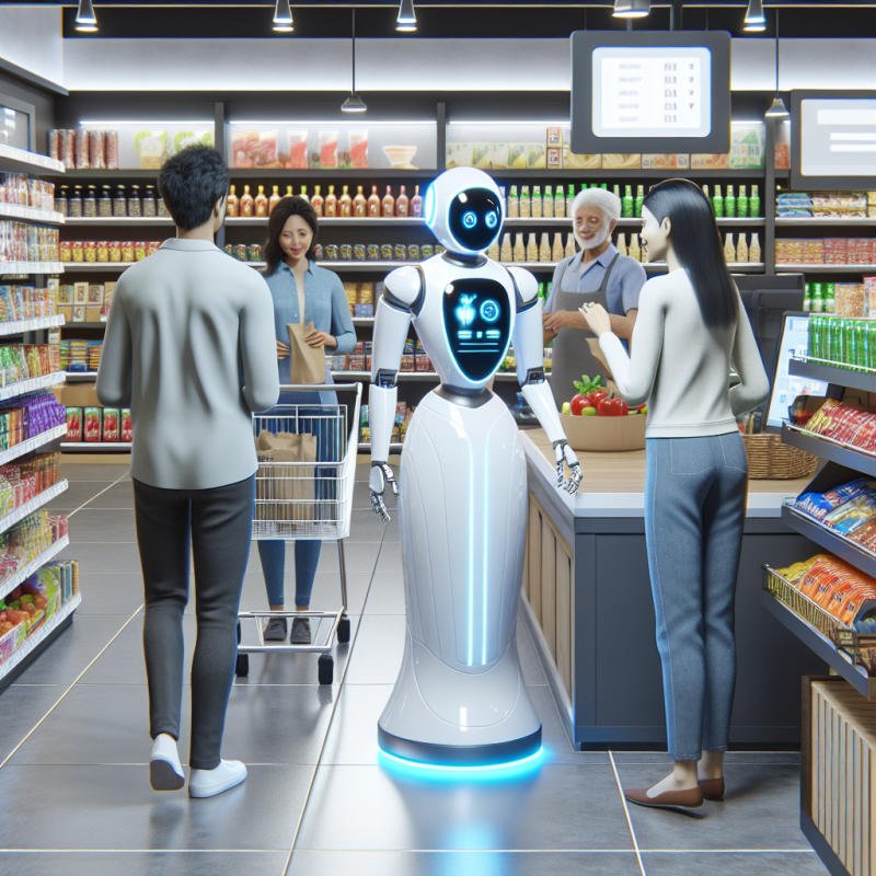 편의점 로봇 점장 등장기사