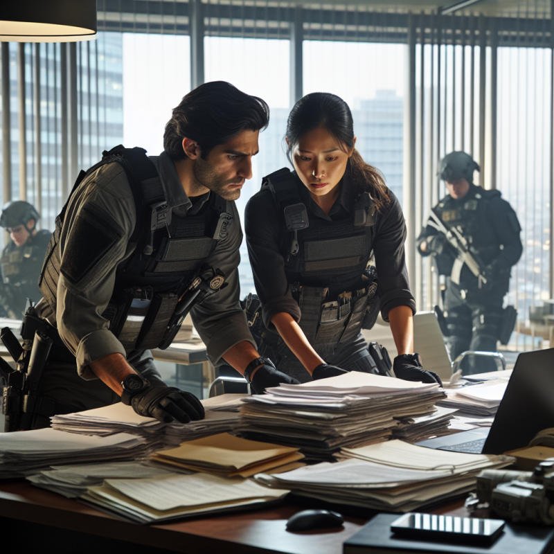 군사 기밀 누설 경찰 압수수색