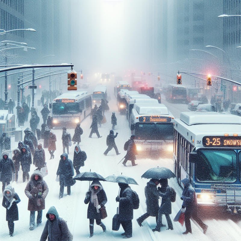 눈 폭탄 피해 출근길 비상 대중교통 늘려