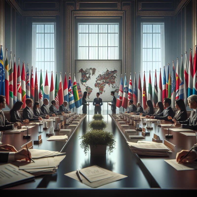 무역 합의 난항과 외교 회담