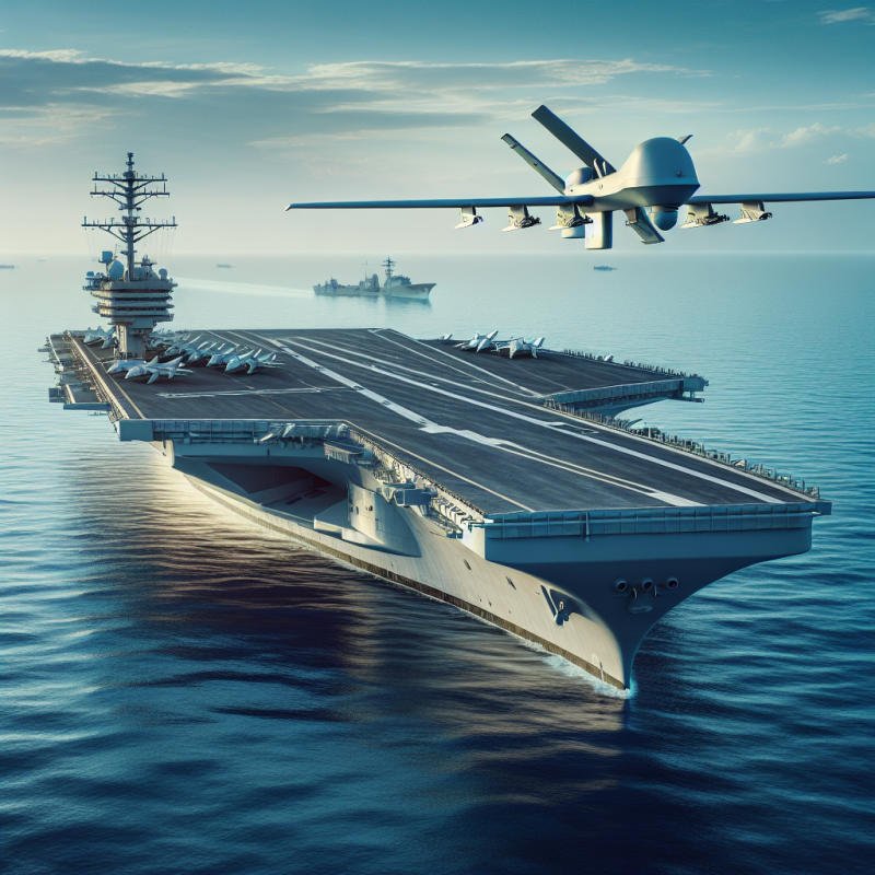 이란 드론으로 미국 항모 위협