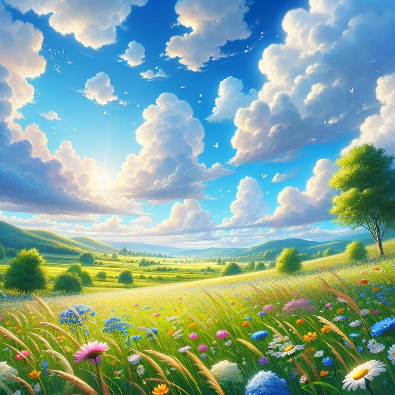 구름 많고 맑은 날씨 예보