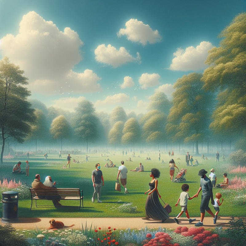 15도 포근한 날씨와 나쁜 미세먼지