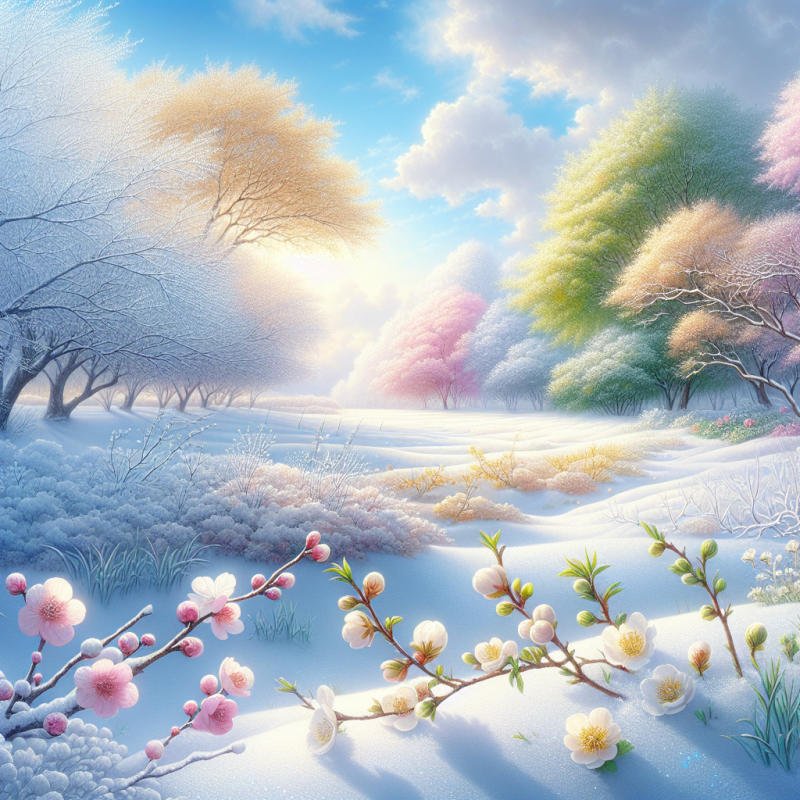 한파 속 봄기운 느끼기