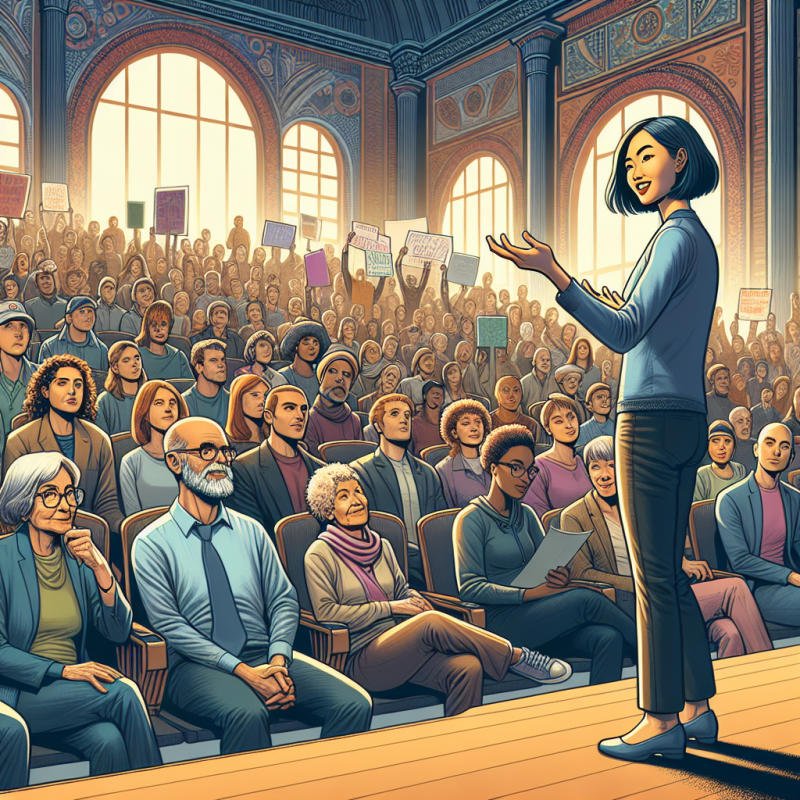 이진숙 강연과 시민단체 반발