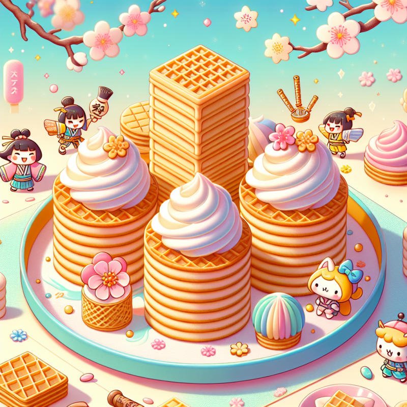 브리타니아 나루토 협업 크림 웨이퍼