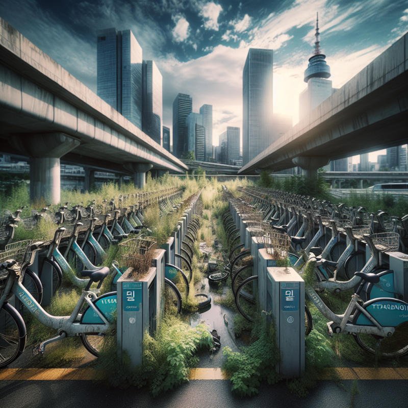 서울시설공단 따릉이 유출 1년 방치