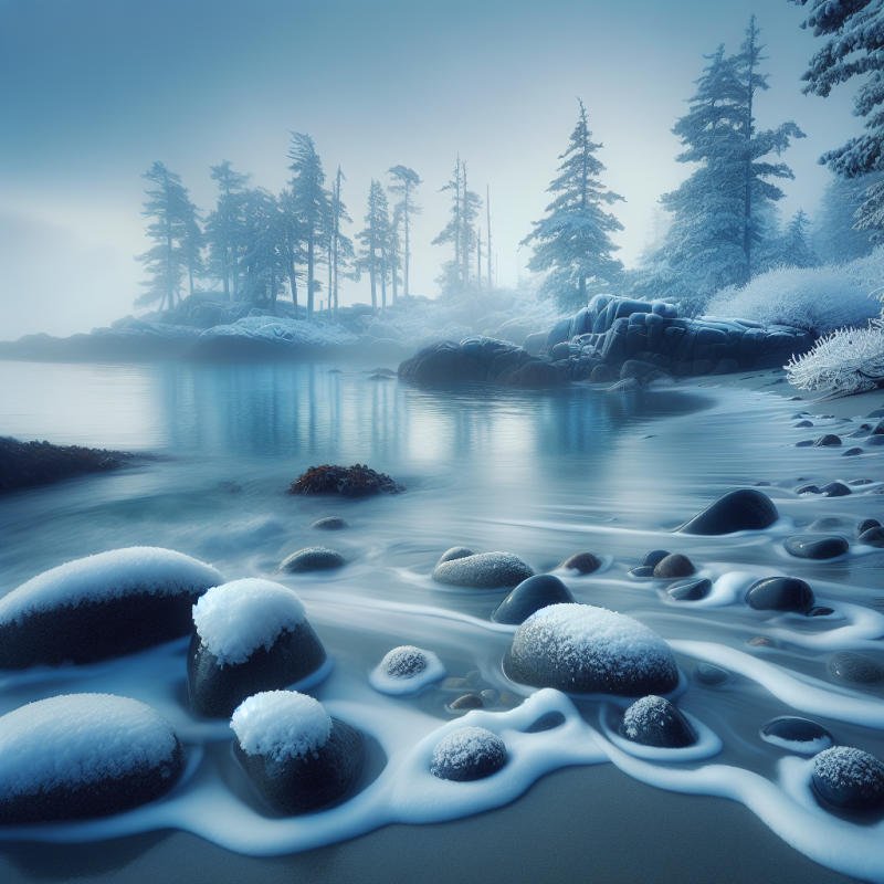 강추위와 서해안 눈 소식