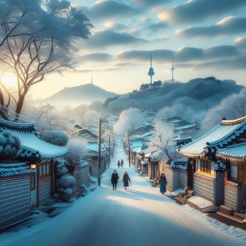 서울 아침 -13도 한파 지속