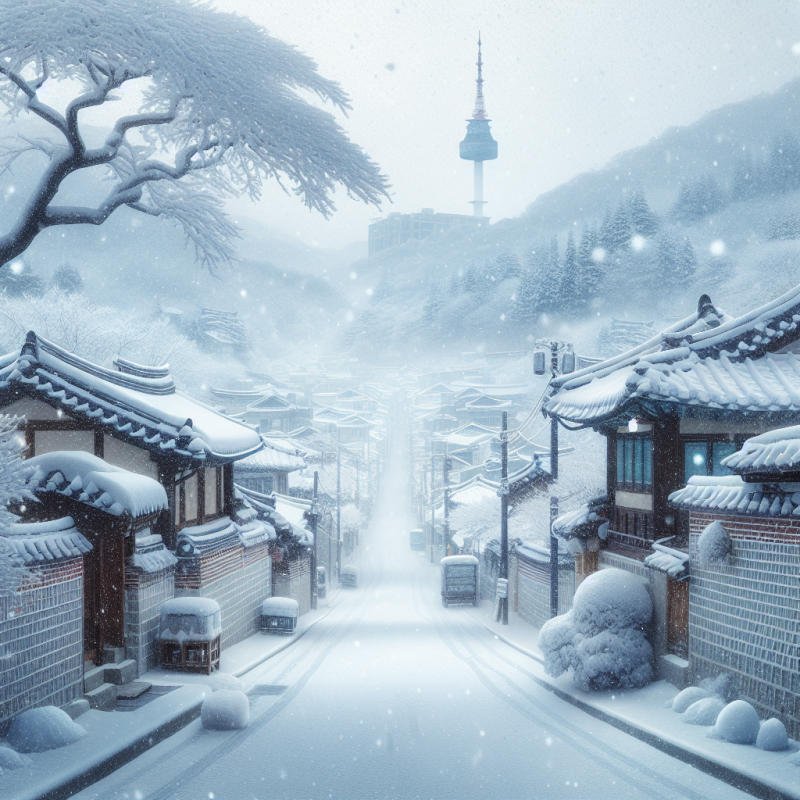 서울 강추위 -10.8℃ 오후 눈 예상