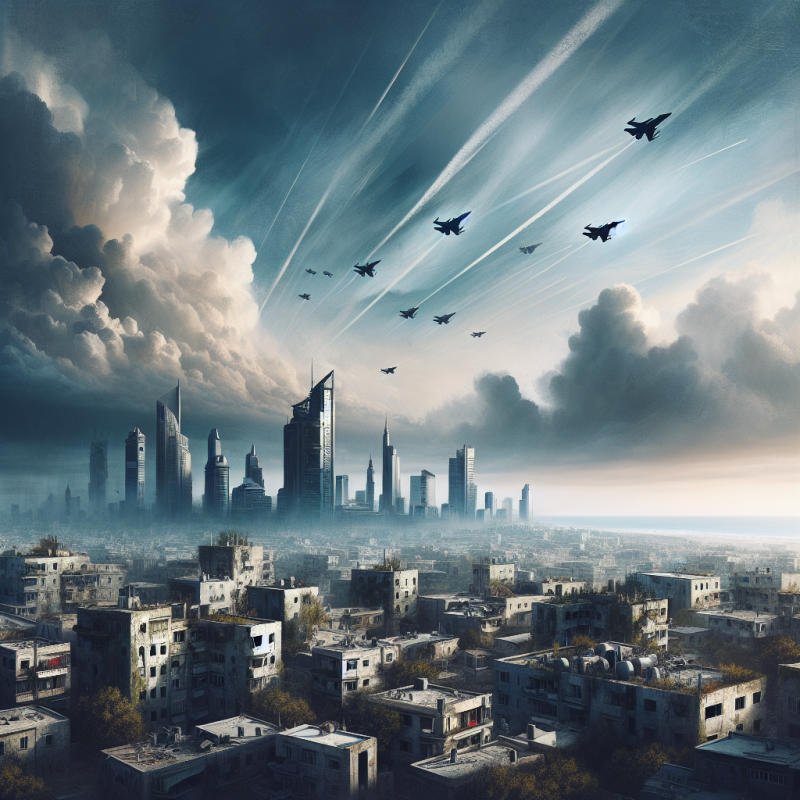 러시아의 대규모 공습과 단전