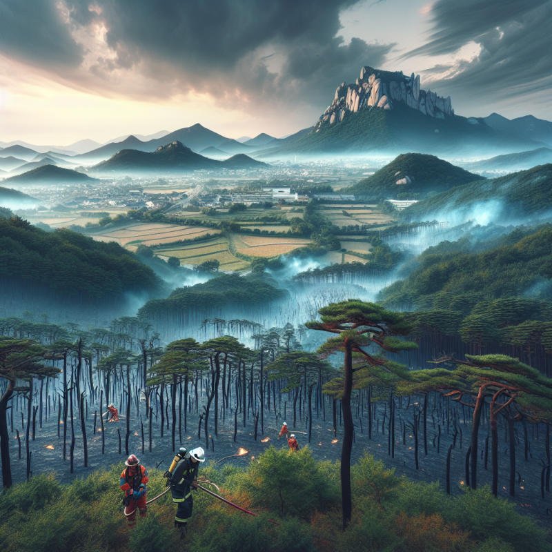 경주 문무대왕면 산불 확산 세부사항